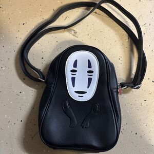 Studio Ghibli Spirited Away Crossbody Bag Purse No-Face Lantern Zipper Charm